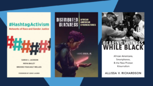 Covers of three books