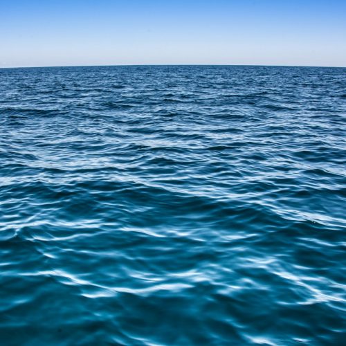 A picture of the ocean