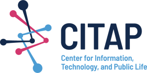 The CITAP logo, made up of three overlapping angles in navy, fuchsia, and Carolina blue.